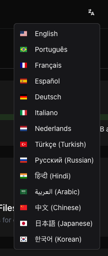 Language Selector