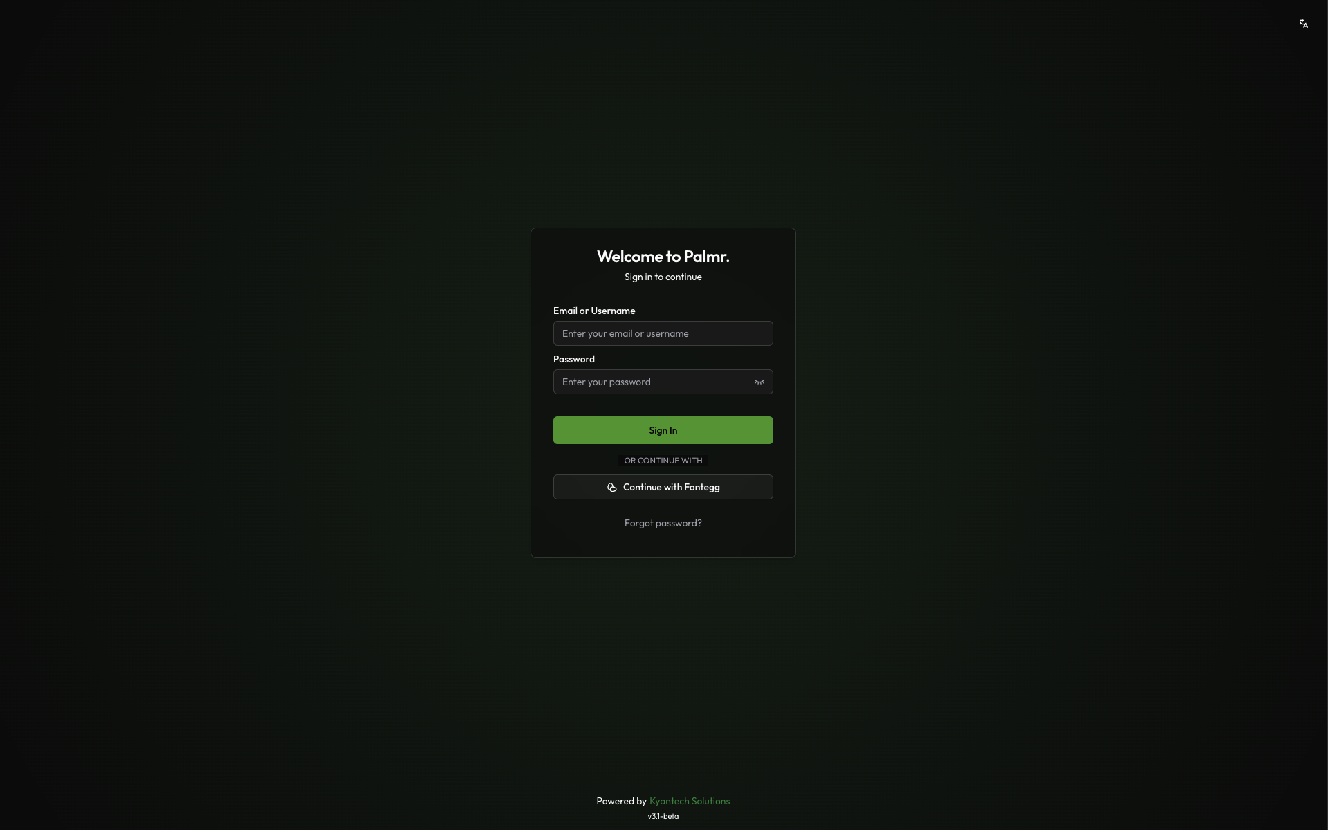 Sign in with Frontegg