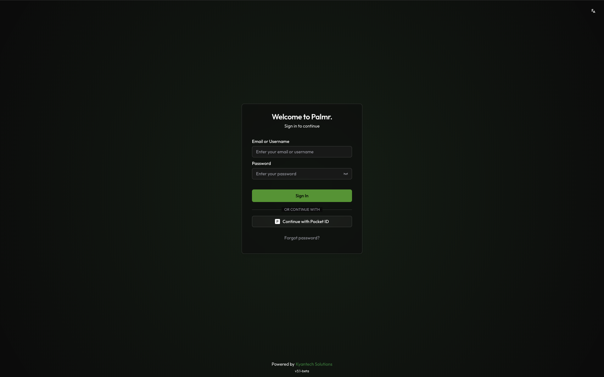 Sign in with Pocket ID